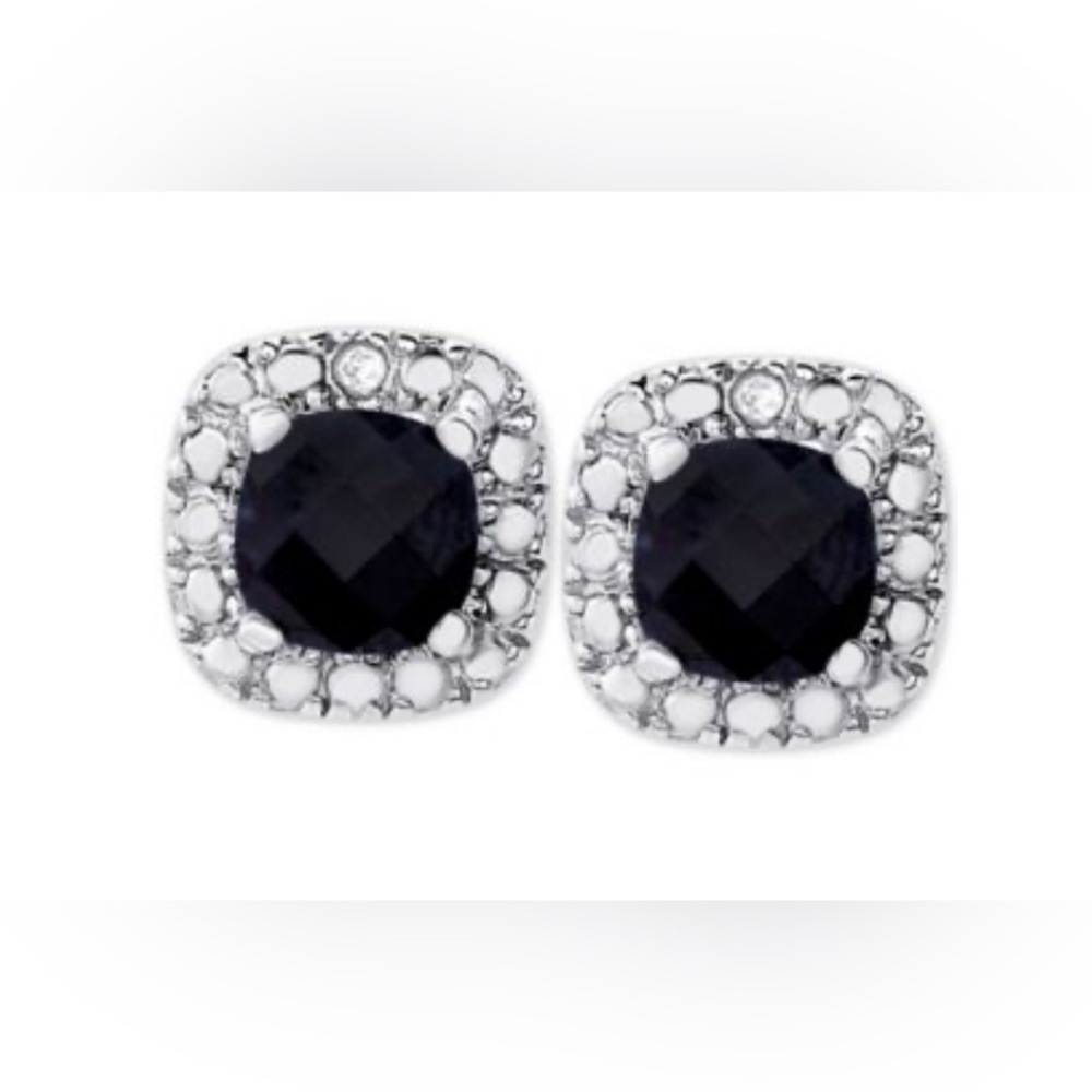 NWT Amethyst (2-2/5 Ct. T.w.) and Diamond Accent Drop Earrings, Sapphire Macy’s